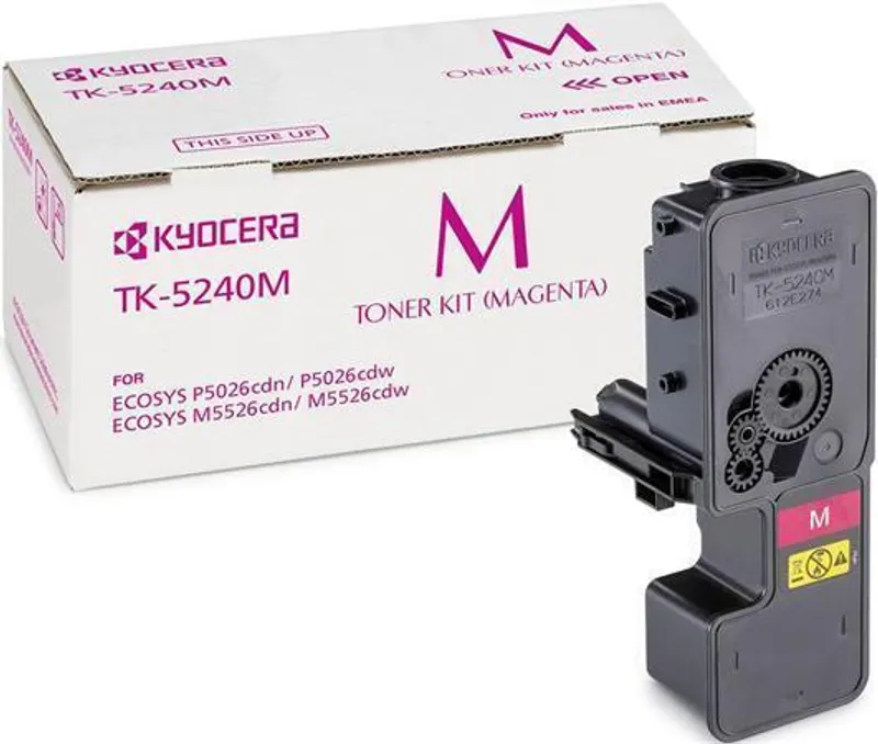 Główne zdjęcie produktu TK5240 Toner pro M5526CDN, 5526CDW, P5026CDN, 5026CDW tiskárny, KYOCERA magenta, 4tis.stra