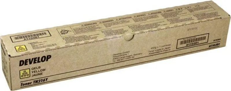 Główne zdjęcie produktu TN 216Y Toner pro ineo+220/224/280 tiskárny, DEVELOP žlutý