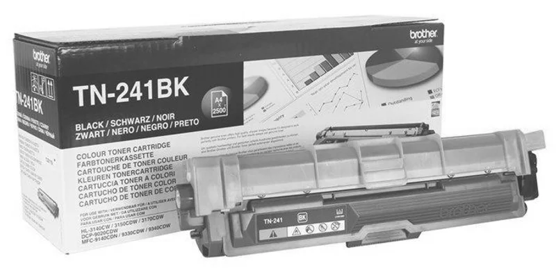 Główne zdjęcie produktu TN241B Toner pro tiskárny HL 3140CW, 3150CDW, DCP 9020CDW, BROTHER, černý, 2,5 tis. stran