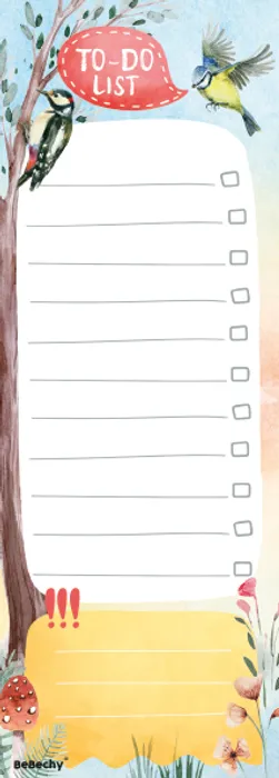 Główne zdjęcie produktu To-Do List - Ptáčci