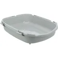Następne zdjęcie produktu Toaleta Primo XXL z przykryciem, 56 x 47 x 71 cm, szaro-biała