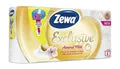 Papier toaletowy Exclusive", 4-warstwowy, 8 rolek, mleczko migdałowe, ZEWA