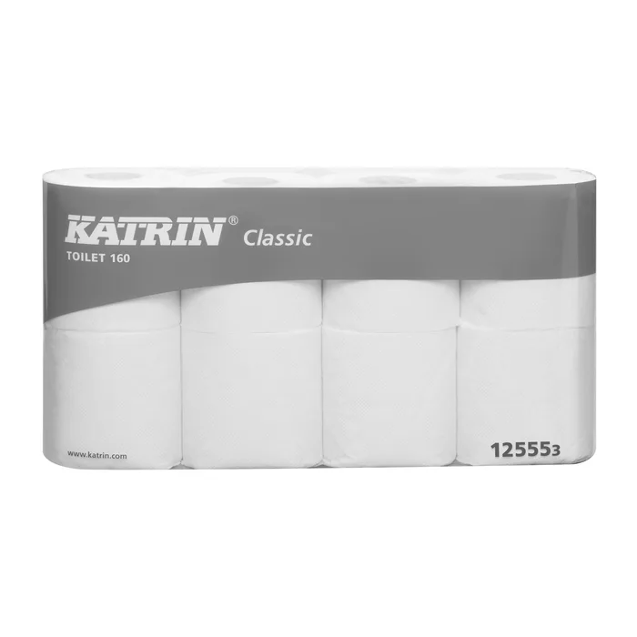 Główne zdjęcie produktu Toaletní papír KATRIN CLASSIC Toilet 160 3-vrstvý [16 ks]