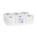 Papier toaletowy (Tissue) 2-w biały `JUMBO` średnica 20cm 13,4cm x 200 m [6 szt]