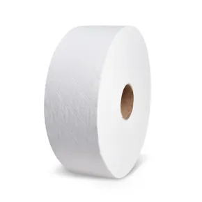 Papier toaletowy (Tissue) 2-w tłoczony biały `JUMBO` średnica 25cm 240m [1 szt]