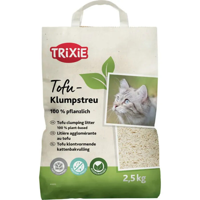 Główne zdjęcie produktu TOFU, 100% rostlinné hrudkující stelivo 2.5 kg