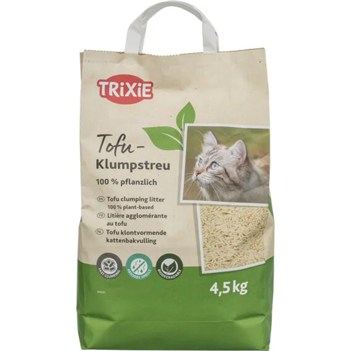 Główne zdjęcie produktu TOFU, 100% rostlinné hrudkující stelivo 4.5 kg