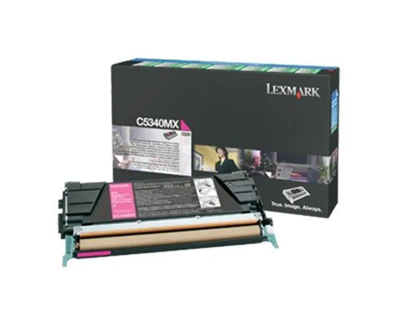 Główne zdjęcie produktu Toner "5340MX", magenta, pro Optra C534 tiskárnu, return, 7000, LEXMARK