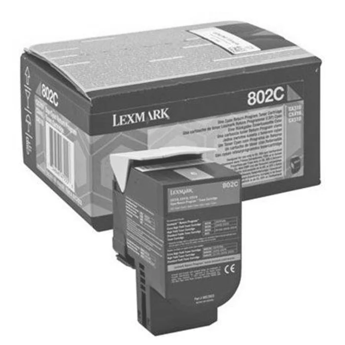 Główne zdjęcie produktu Toner "80C20C0", azurová, pro CX310n/dn tiskárny, return, 1000, LEXMARK