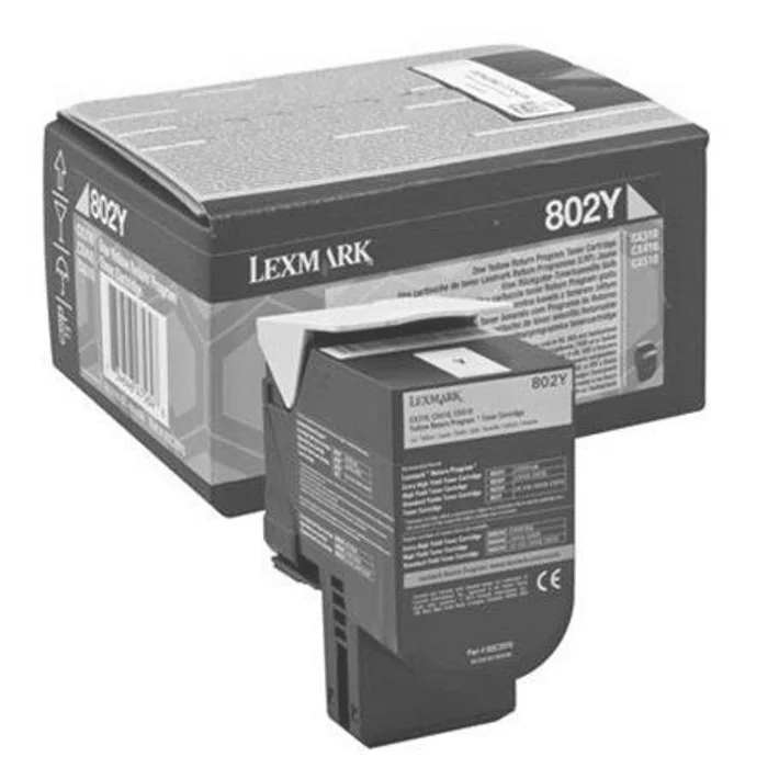 Główne zdjęcie produktu Toner "80C20Y0", žlutá, pro CX310n/dn tiskárny, return, 1000, LEXMARK