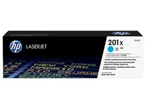 HP oryginalny toner CF401X, cyan, 2300s, HP 201X, HP Color LaserJet MFP 277, Pro M252, 770g, O