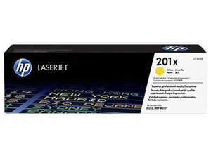 HP oryginalny toner CF402X, yellow, 2300s, HP 201X, HP Color LaserJet MFP 277, Pro M252, 770g, O