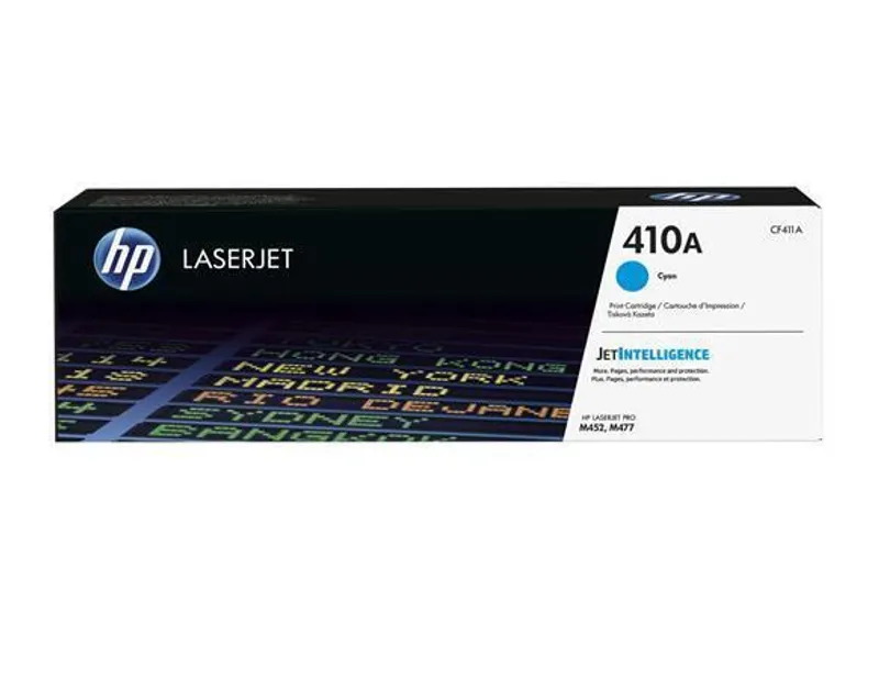 Główne zdjęcie produktu Toner HP 410A, do tiskárny ColorLaserJet M452/477, azurová, 2,3k, HP