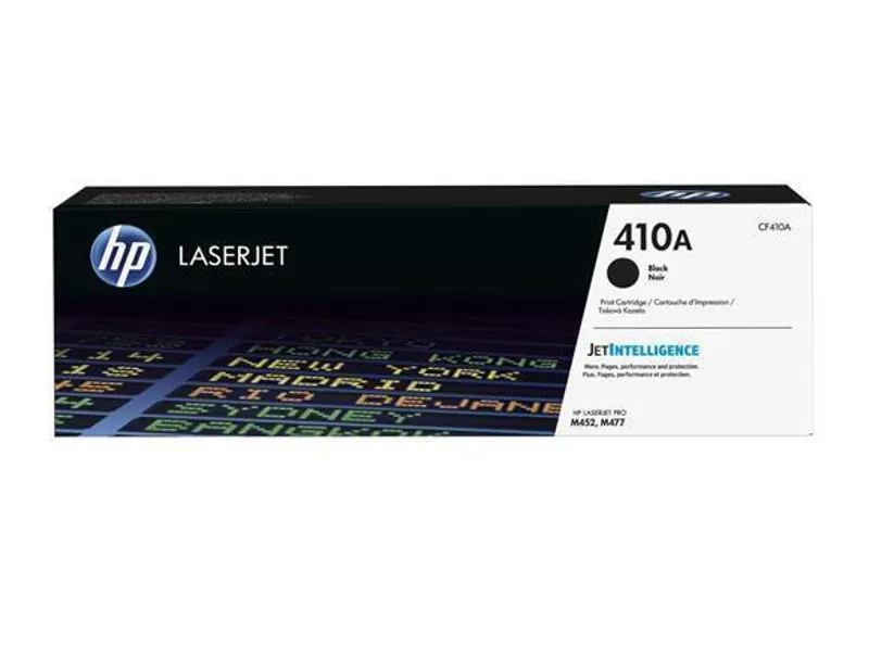 Główne zdjęcie produktu Toner HP 410A, do tiskárny ColorLaserJet M452/477, černá, 2,3k, HP