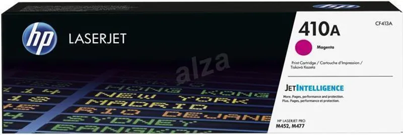 Główne zdjęcie produktu Toner HP 410A, do tiskárny ColorLaserJet M452/477, purpurová, 2,3k, HP