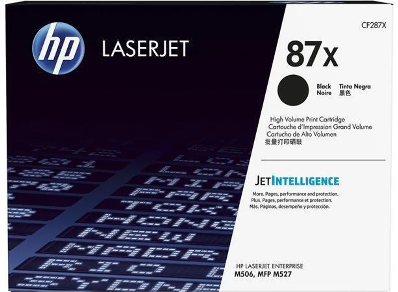 Główne zdjęcie produktu Toner HP 87X, do tiskárny LaserJet M506, M527, černá, 18k, HP