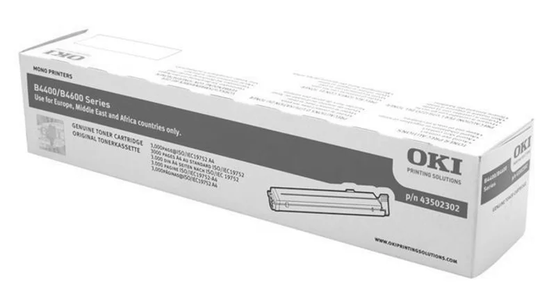 Główne zdjęcie produktu Toner pro "B4400, 4600" tiskárny, OKI Černá, 3 tis.stran