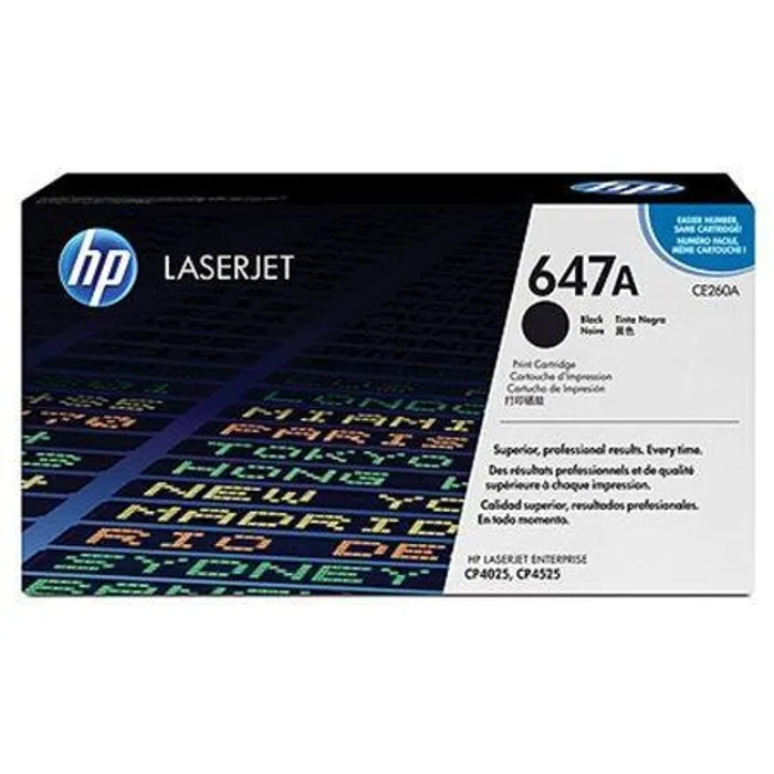 Główne zdjęcie produktu Toner pro "BarevnáLaserJet CP4525" tiskárnu, HP "CE260A" Černá, 8,5 tis.stran