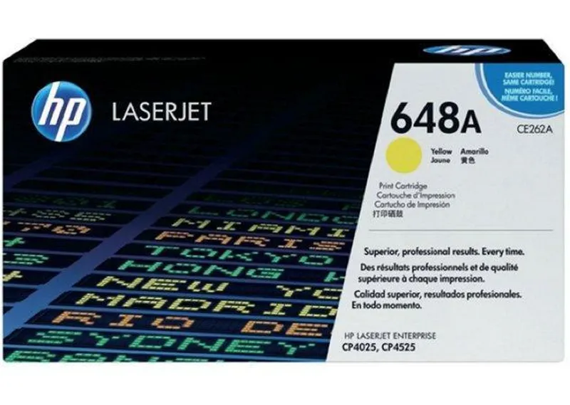Główne zdjęcie produktu Toner pro "BarevnáLaserJet CP4525" tiskárnu, HP "CE262A" Žlutá, 11 tis.stran