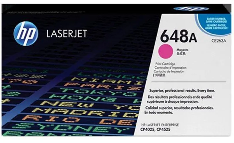 Główne zdjęcie produktu Toner pro "BarevnáLaserJet CP4525" tiskárnu, HP "CE263A" Magenta, 11 tis.stran