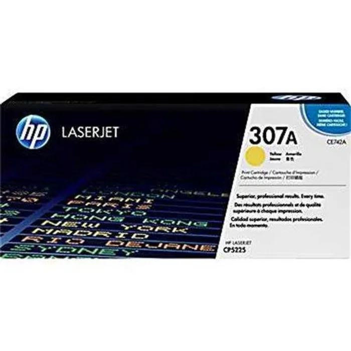 Główne zdjęcie produktu Toner pro "BarevnáLaserJet CP5225" tiskárnu, HP "CE742A" Žlutá, 7,3 tis.stran