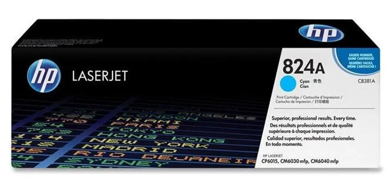 Główne zdjęcie produktu Toner pro "BarevnáLaserJet CP6015, CM6040MFP" tiskárny, HP "CB381A" Cyan, 21 tis.stran