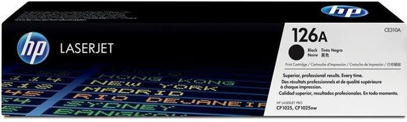 Główne zdjęcie produktu Toner pro "BarevnáLaserJet Pro CP1025" tiskárnu, HP "CE310A" Černá, 1,2 tis.stran