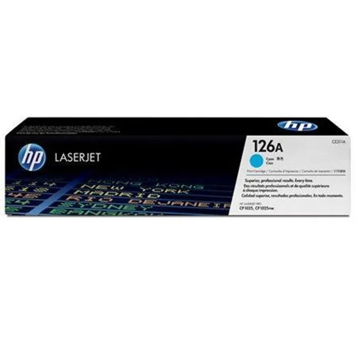 Główne zdjęcie produktu Toner pro "BarevnáLaserJet Pro CP1025" tiskárnu, HP "CE311A" Cyan, 1 tis.stran