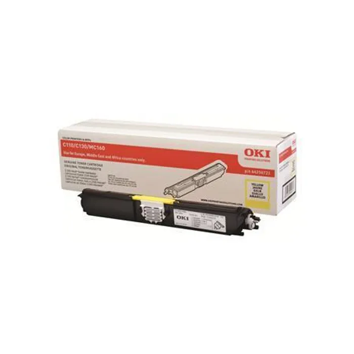 Główne zdjęcie produktu Toner pro "C110/130" tiskárny, OKI Žlutá, 2,5 tis.stran