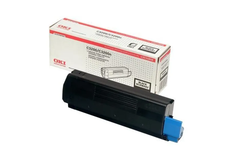 Główne zdjęcie produktu Toner pro "C3200" tiskárnu, OKI Černá, 1,5 tis.stran