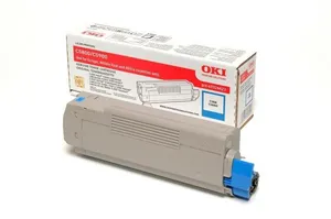 OKI oryginalny toner 43324423, cyan, 5000s, OKI C5800, 5900, O