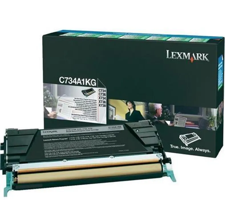 Główne zdjęcie produktu Toner pro "C734, 736" tiskárny, LEXMARK Černá, 8 tis.stran
