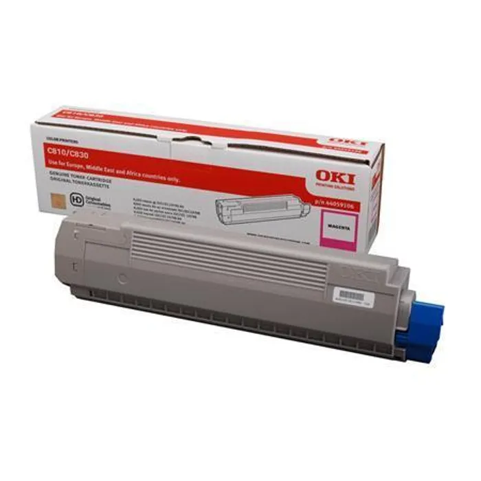 Główne zdjęcie produktu Toner pro "C810, 830" tiskárny, OKI Magenta, 8 tis.stran