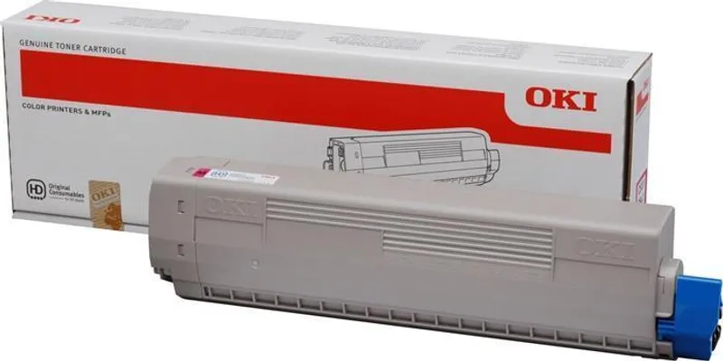 Główne zdjęcie produktu Toner pro "C831, 841" tiskárny, OKI Magenta, 10 tis.stran