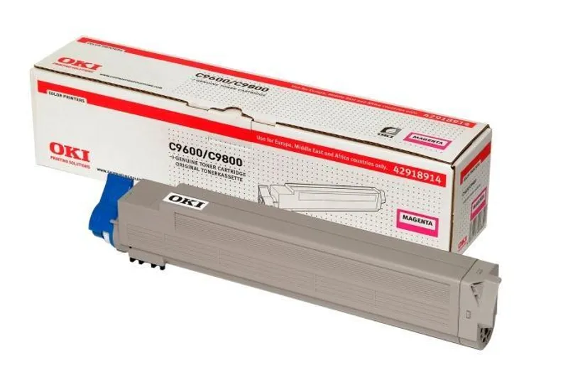 Główne zdjęcie produktu Toner pro "C9600, 9800" tiskárny, OKI Magenta, 15 tis.stran