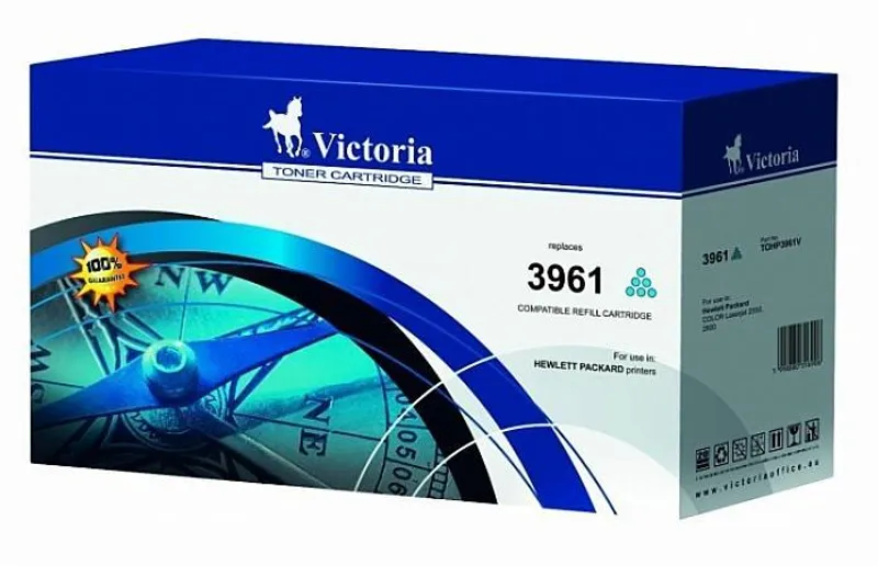 Główne zdjęcie produktu Toner pro "ColorLaserJet 2550, 2800, 2820" tiskárny, VICTORIA Cyan, 4 tis.stran