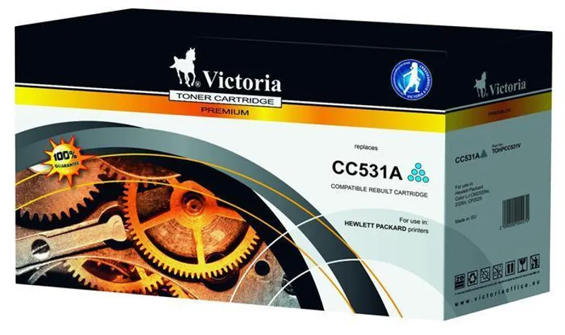 Główne zdjęcie produktu Toner pro "ColorLaserJet CM2320fxi, 2320n" tiskárny, VICTORIA Cyan, 2,8 tis.stran