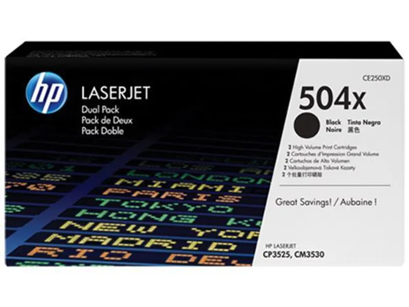 Główne zdjęcie produktu Toner pro "ColorLaserJet CM3530, CP3525" tiskárny, HP "CE250XD" černá, 10,5 tis. stran