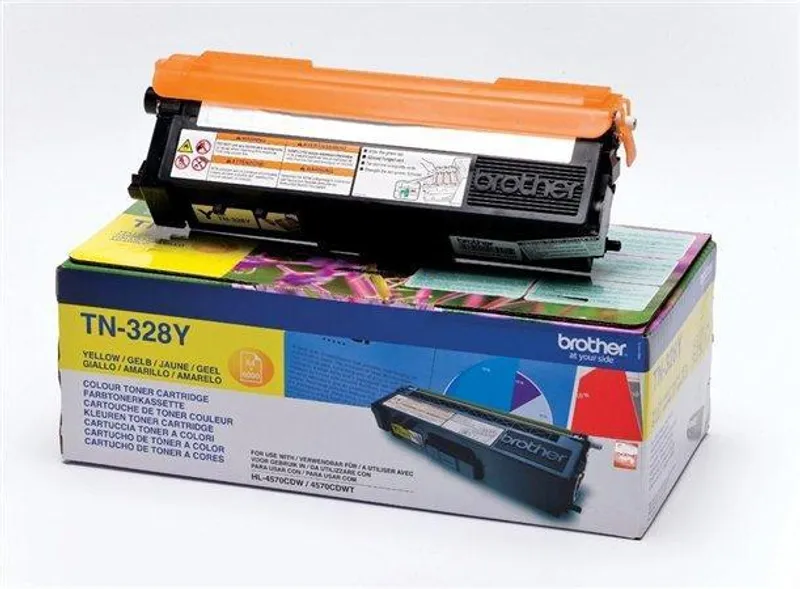 Główne zdjęcie produktu Toner pro "HL 4570CDW, 4570CDWT" tiskárny, BROTHER Žlutá, 6 tis. stran
