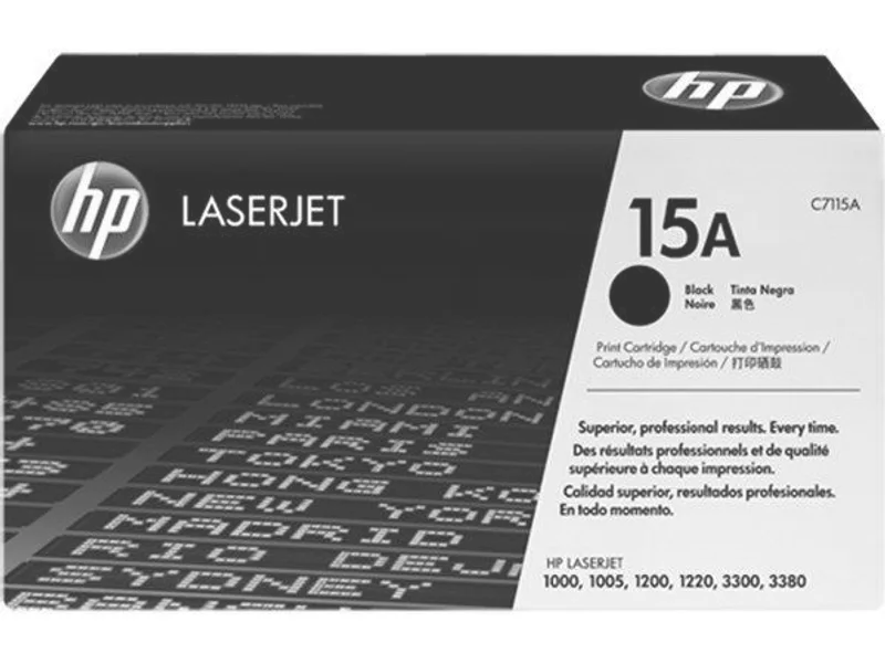 Główne zdjęcie produktu Toner pro "LaserJet 1000w, 1005w, 1200" tiskárny, HP "C7115A" Černá, 2,5 tis.stran