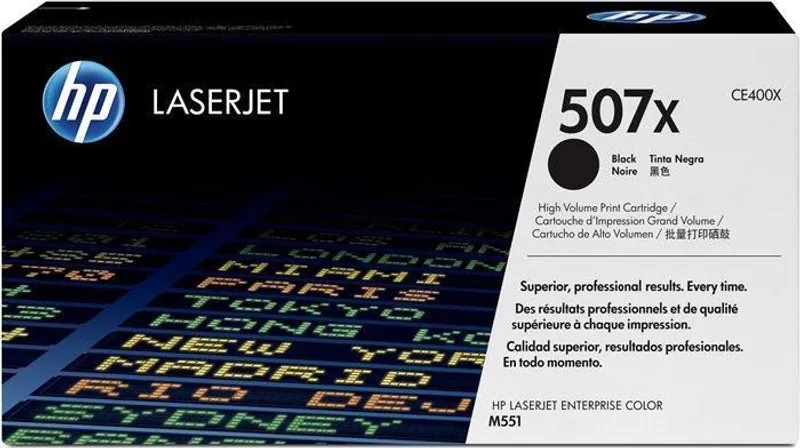 Główne zdjęcie produktu Toner pro "LaserJet M551" tiskárnu, HP "CE400X" Černá, 11 tis.stran
