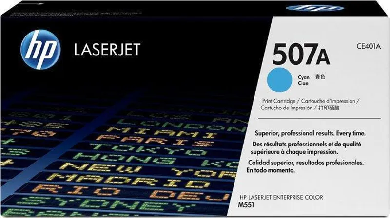 Główne zdjęcie produktu Toner pro "LaserJet M551" tiskárnu, HP "CE401A" Cyan, 6 tis.stran