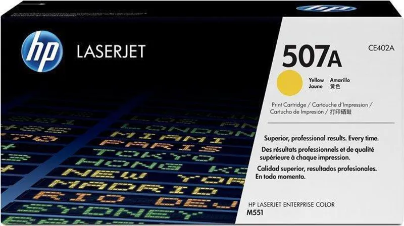 Główne zdjęcie produktu Toner pro "LaserJet M551" tiskárnu, HP "CE402A" Žlutá, 6 tis.stran