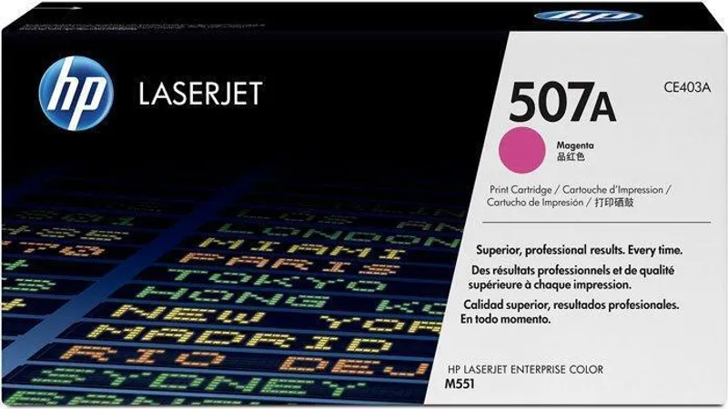Główne zdjęcie produktu Toner pro "LaserJet M551" tiskárnu, HP "CE403A" Magenta, 6 tis.stran