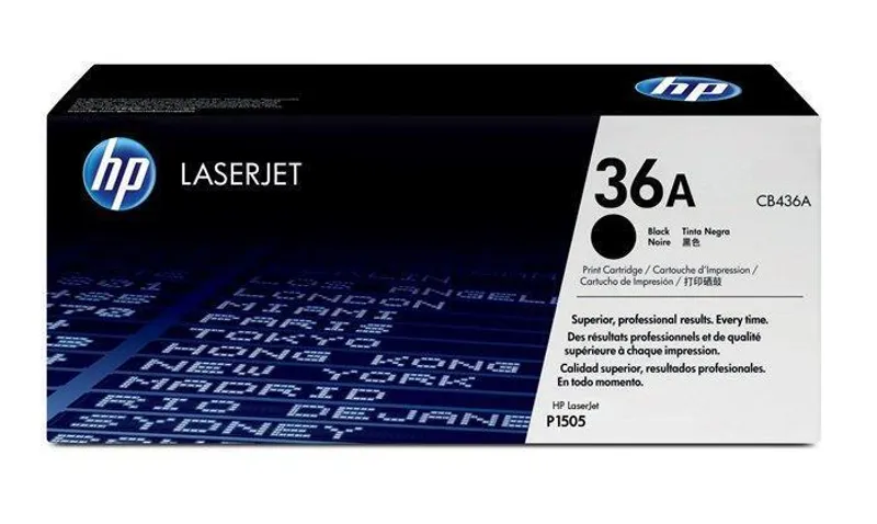 Główne zdjęcie produktu Toner pro "LaserJet P1505, 1505n, M1522" tiskárny, HP "CB436A" Černá, 2 tis.stran