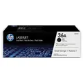 HP oryginalny toner CB436AD, black, 4000 (2x2000)s, HP 36A, HP LaserJet P1505, M1522n, nf MFP, dual pack, O