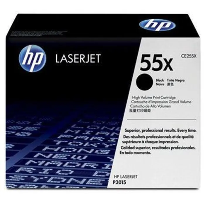 Główne zdjęcie produktu Toner pro "LaserJet P3015" tiskárnu, HP "CE255X" Černá, 12,5 tis.stran