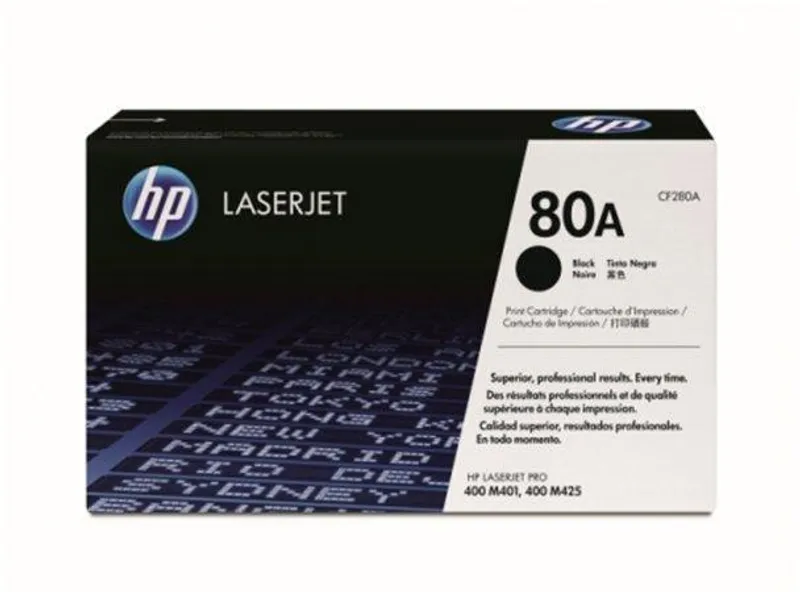 Główne zdjęcie produktu Toner pro "LaserJet Pro 400 M401 series, M425" tiskárny, HP "CF280A" Černá, 2,7 tis.stran