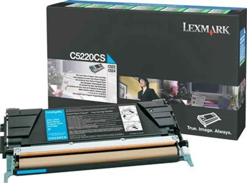 Główne zdjęcie produktu Toner pro "Optra C522, 524" tiskárny, LEXMARK Cyan, 3 tis.stran
