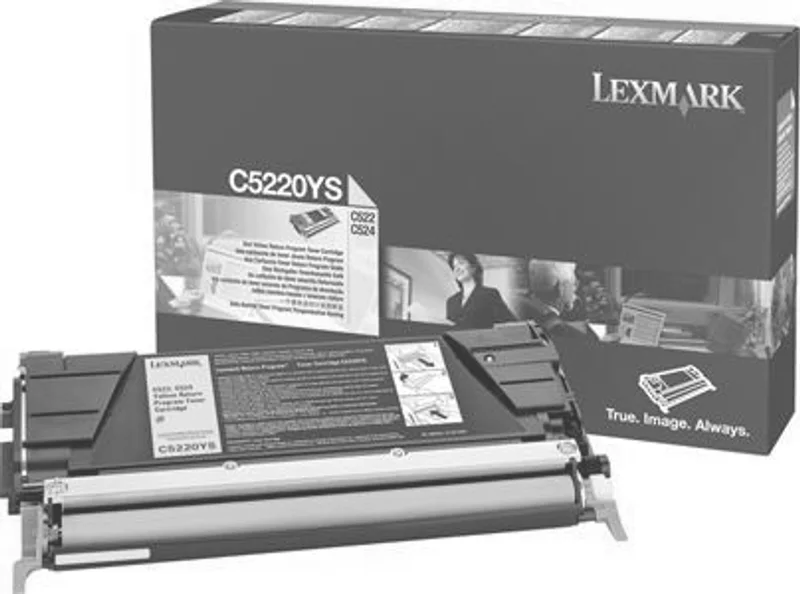 Główne zdjęcie produktu Toner pro "Optra C522, 524" tiskárny, LEXMARK Žlutá, 3 tis.stran